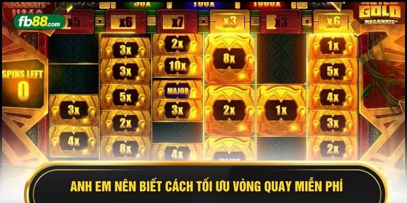 Anh em nên biết cách tối ưu vòng quay miễn phí