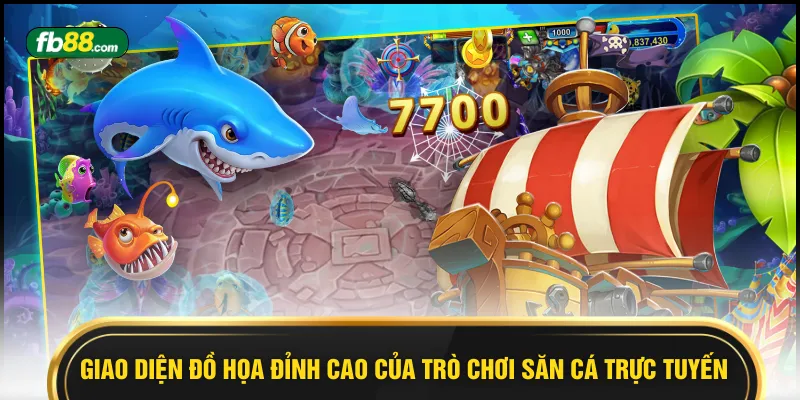 Giao diện đồ họa đỉnh cao của trò chơi săn cá trực tuyến 