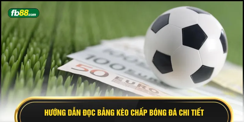Hướng dẫn đọc bảng kèo chấp bóng đá chi tiết