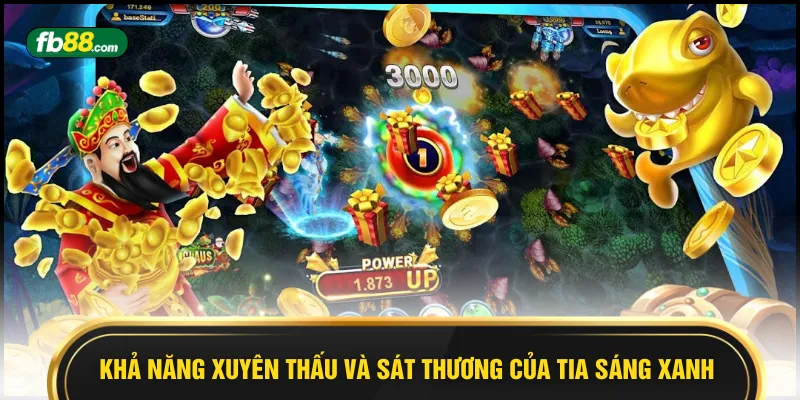 Khả năng xuyên thấu và sát thương của tia sáng xanh