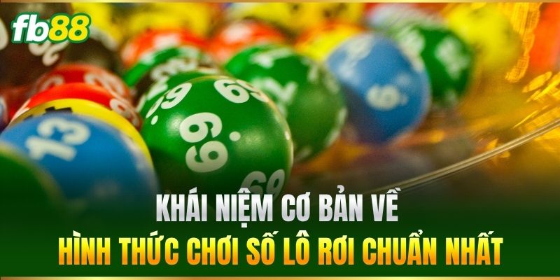 Khái niệm cơ bản về hình thức chơi số Lô Rơi chuẩn nhất